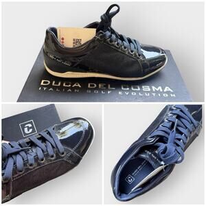 NEW DUCA DEL COSMA Caldes Women's Golf Shoe - Navy, size 7